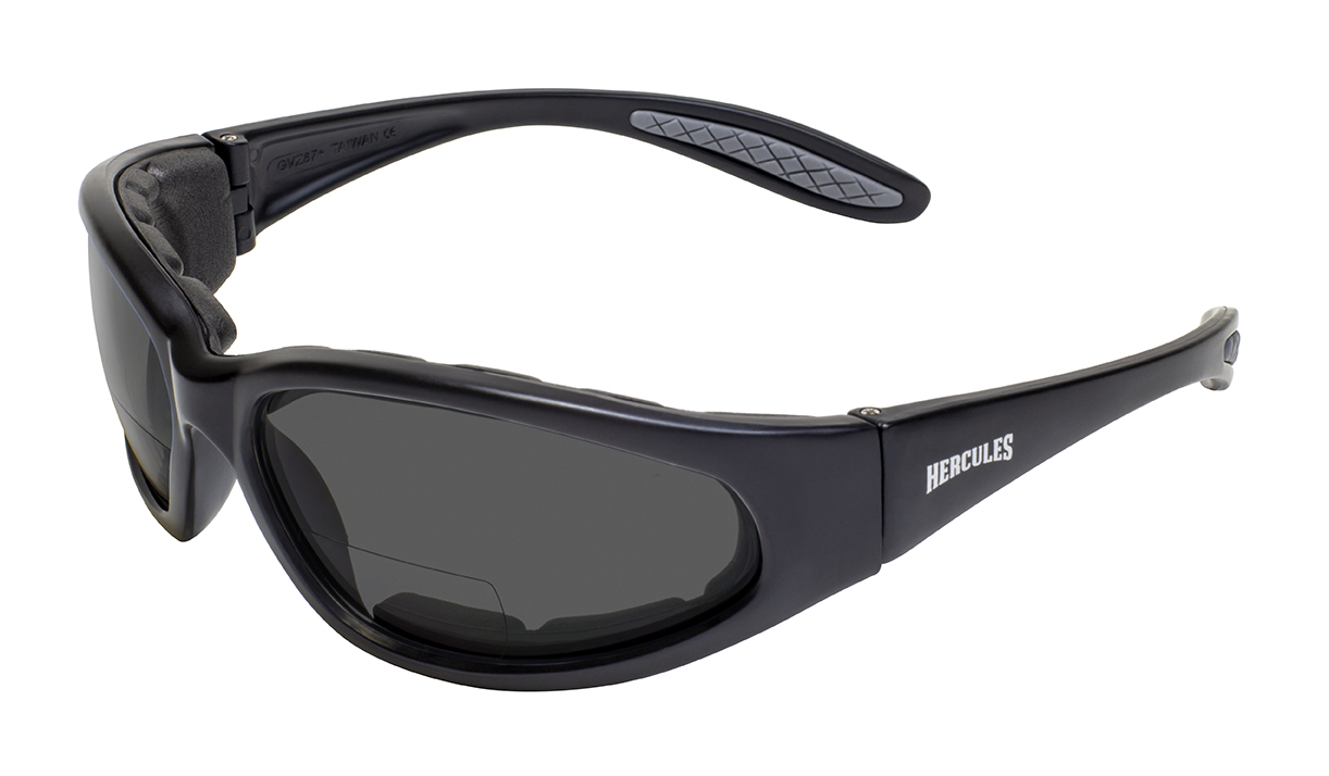 Clear & Smoke ANSI Z87.1-2010 Global Vision Hercules® 1 Bifocal Safety Glasses 