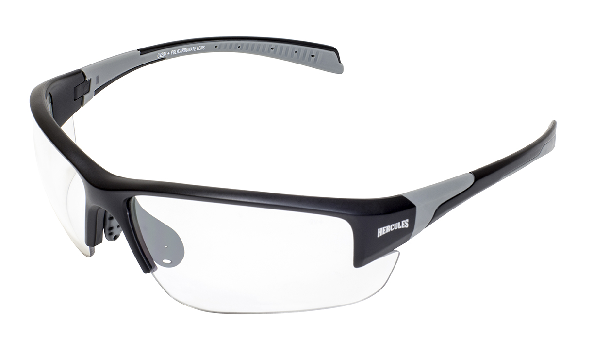 Global Vision Eyewear Hercules 5 Safety Glasses W/Matte Black Frames 
