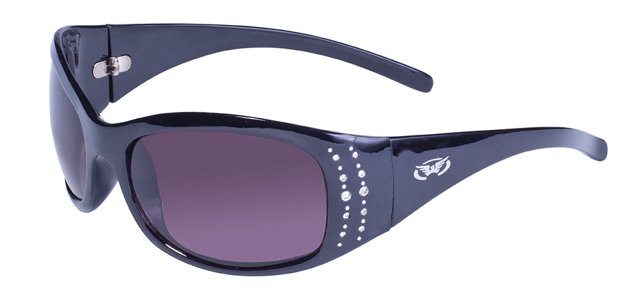 Global Vision Aviator 3 Motorcycle Sunglasses Gold Frames Driving Mirror Lenses 